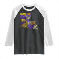Louisiana Raglan Shirt Creole Cajun Culture LA Map