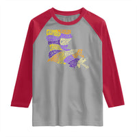 Louisiana Raglan Shirt Creole Cajun Culture LA Map