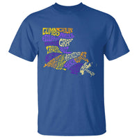 Louisiana T Shirt Creole Cajun Culture LA Map