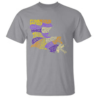 Louisiana T Shirt Creole Cajun Culture LA Map
