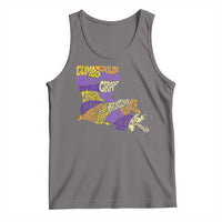 Louisiana Tank Top Creole Cajun Culture LA Map
