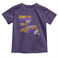 Louisiana Toddler T Shirt Creole Cajun Culture LA Map