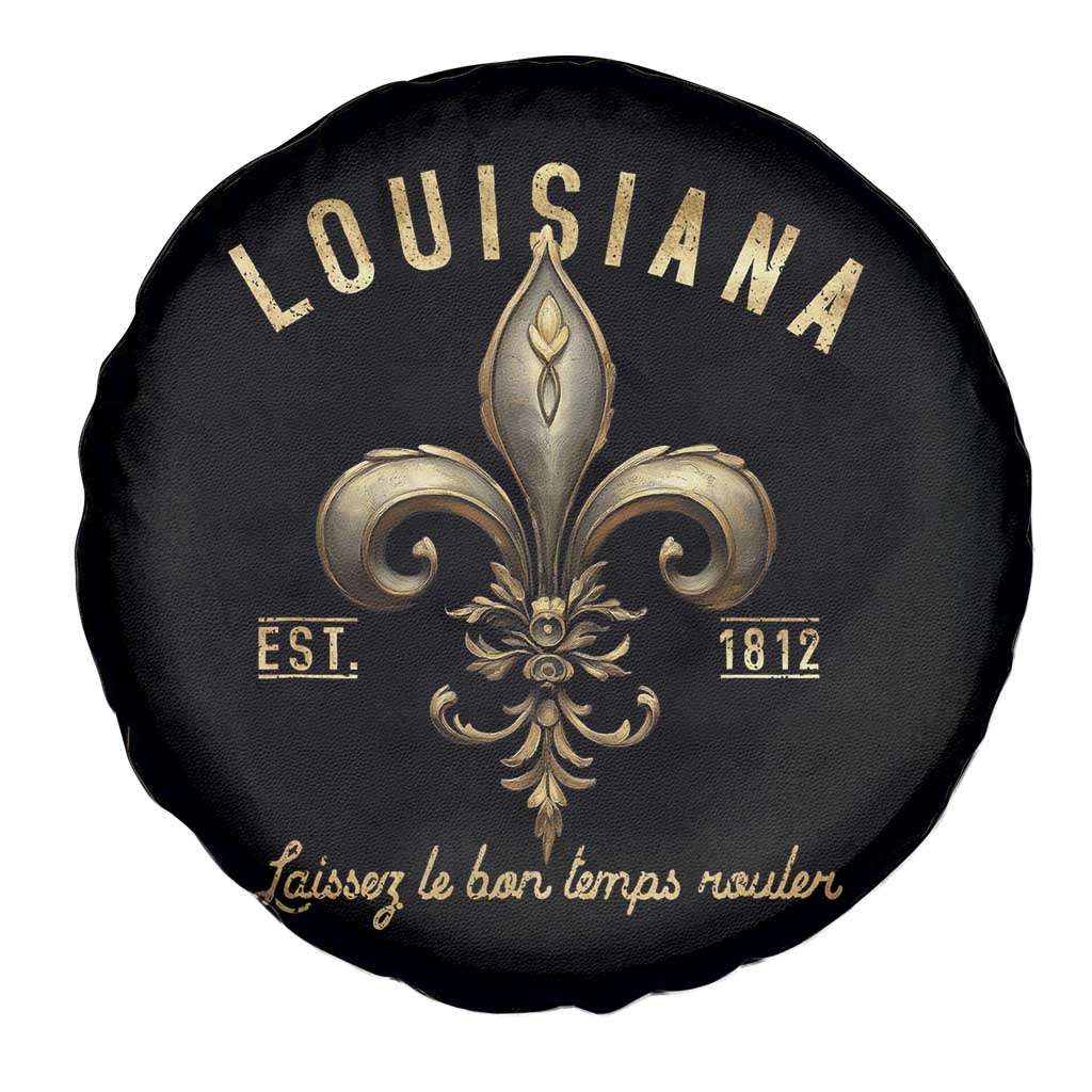 Louisiana Fleur De Lis Spare Tire Cover Laissez Les Bon Temps Rouler 1812