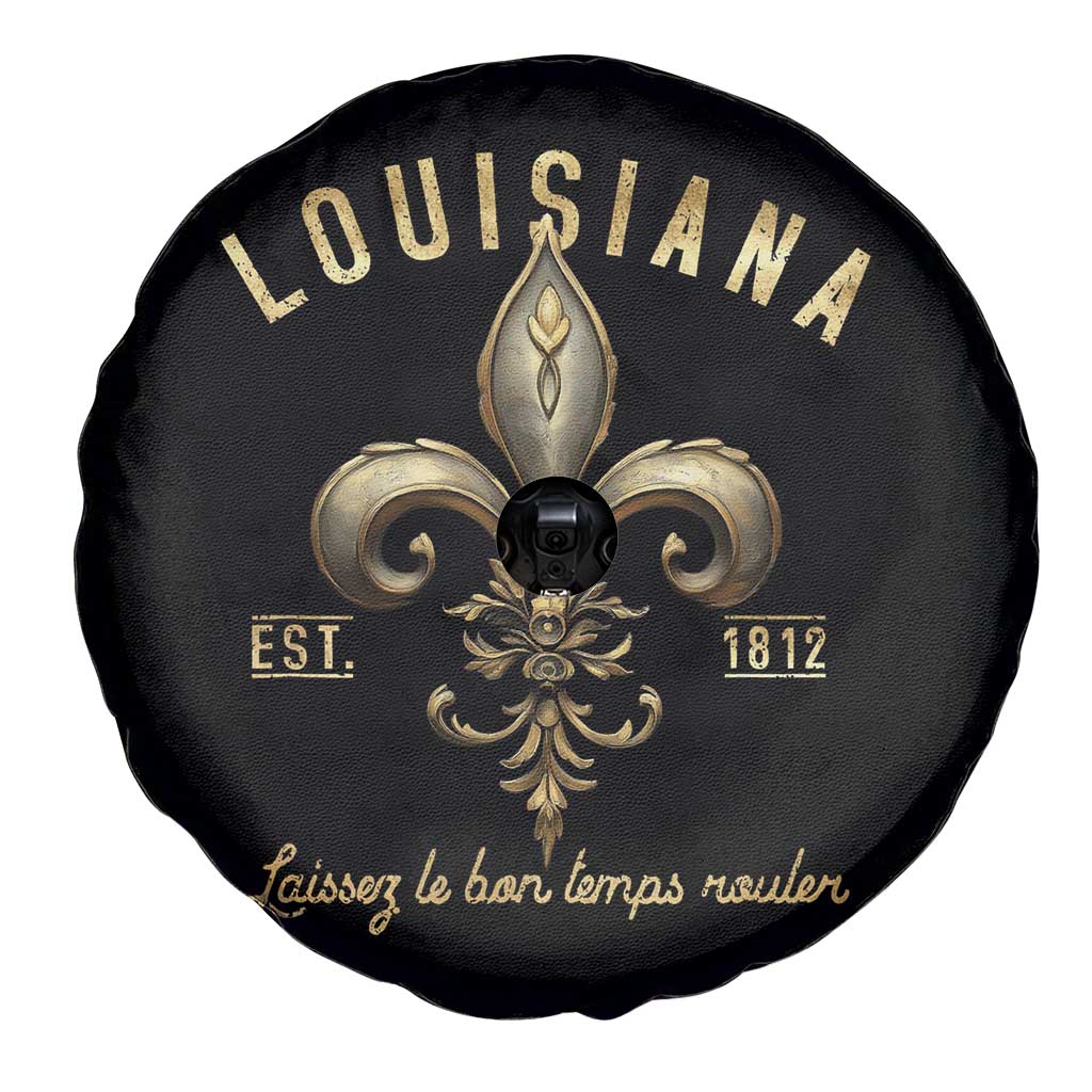 Louisiana Fleur De Lis Spare Tire Cover Laissez Les Bon Temps Rouler 1812