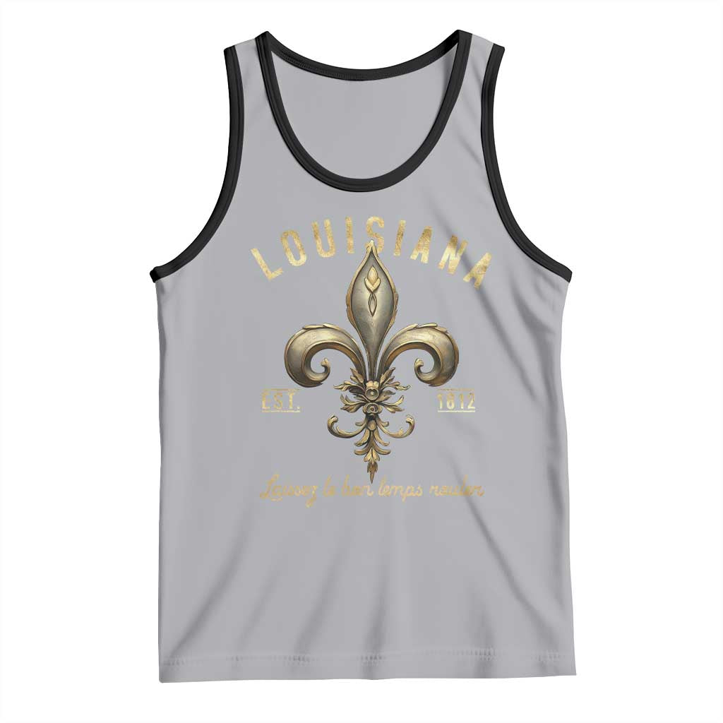 Louisiana Fleur De Lis Tank Top Laissez Les Bon Temps Rouler 1812