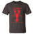 Louisiana Crawfish T Shirt Laissez Les Bon Temps Rouler 1812