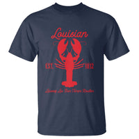 Louisiana Crawfish T Shirt Laissez Les Bon Temps Rouler 1812