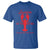 Louisiana Crawfish T Shirt Laissez Les Bon Temps Rouler 1812