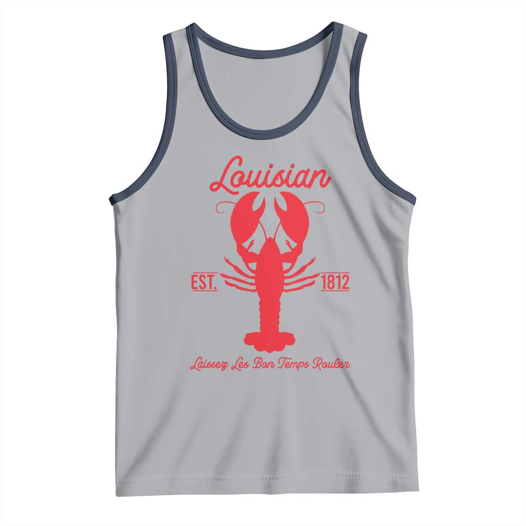 Louisiana Crawfish Tank Top Laissez Les Bon Temps Rouler 1812