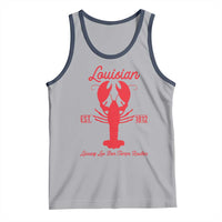 Louisiana Crawfish Tank Top Laissez Les Bon Temps Rouler 1812