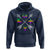 Louisiana Mardi Gras Hoodie Crawfish Fleur De Lis