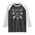 Louisiana Mardi Gras Raglan Shirt Crawfish Fleur De Lis