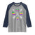 Louisiana Mardi Gras Raglan Shirt Crawfish Fleur De Lis