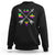 Louisiana Mardi Gras Sweatshirt Crawfish Fleur De Lis