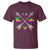 Louisiana Mardi Gras T Shirt Crawfish Fleur De Lis
