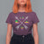 Louisiana Mardi Gras T Shirt For Women Crawfish Fleur De Lis