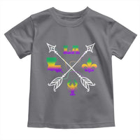 Louisiana Mardi Gras Toddler T Shirt Crawfish Fleur De Lis