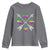 Louisiana Mardi Gras Youth Sweatshirt Crawfish Fleur De Lis