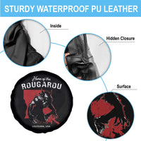 Home of the Rougarou Spare Tire Cover Louisiana Cryptid