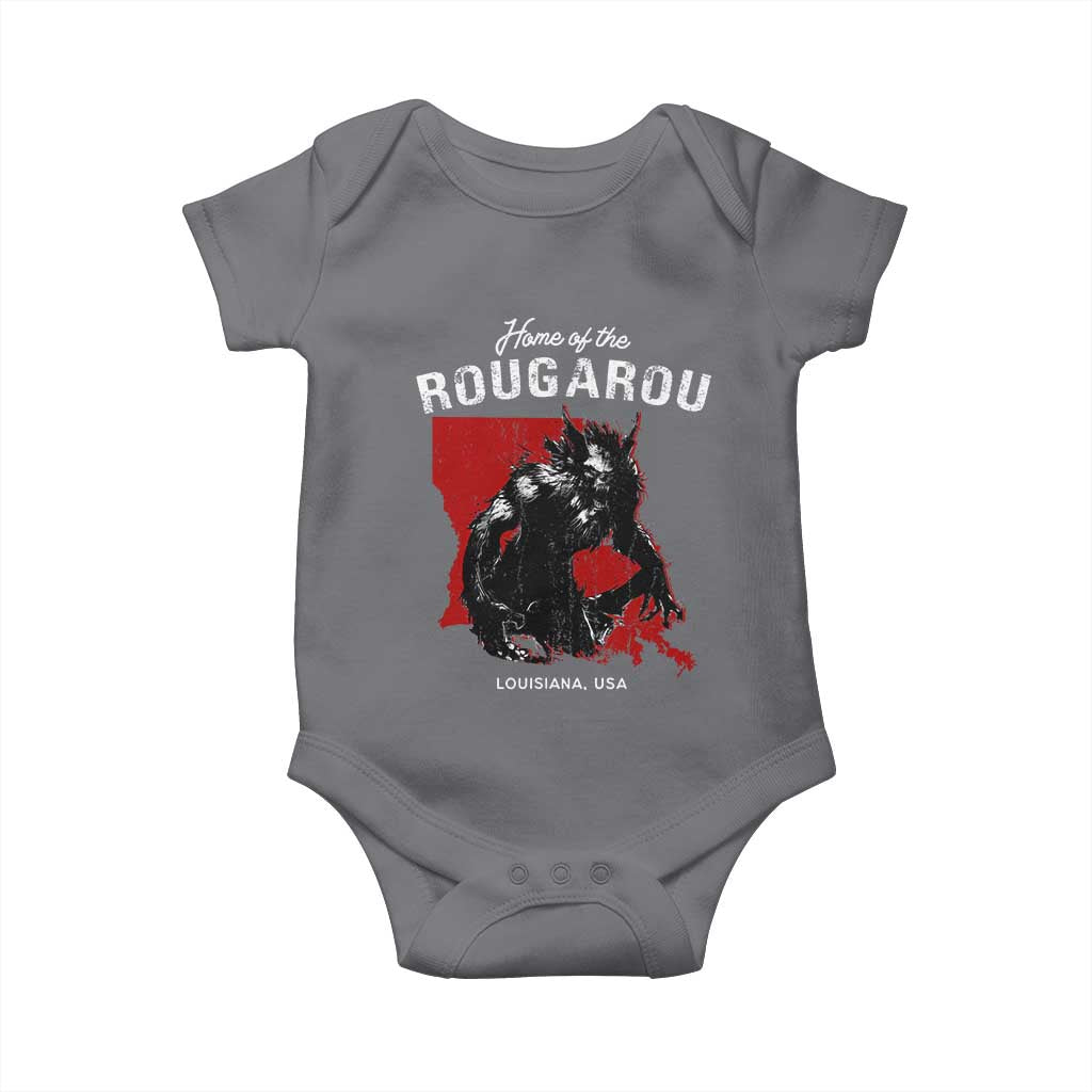 Home of the Rougarou Baby Onesie Louisiana Cryptid