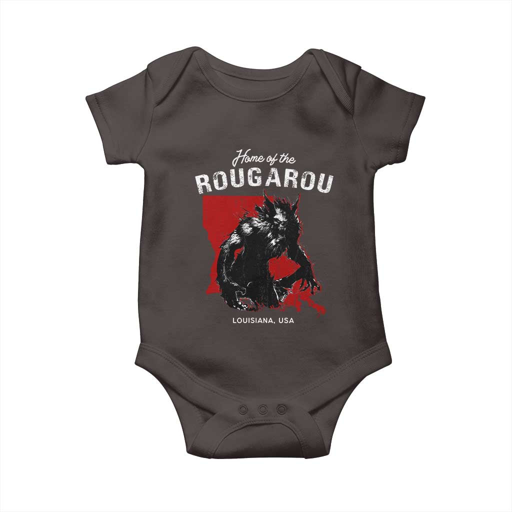 Home of the Rougarou Baby Onesie Louisiana Cryptid