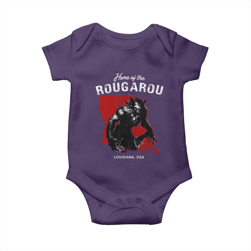 Home of the Rougarou Baby Onesie Louisiana Cryptid