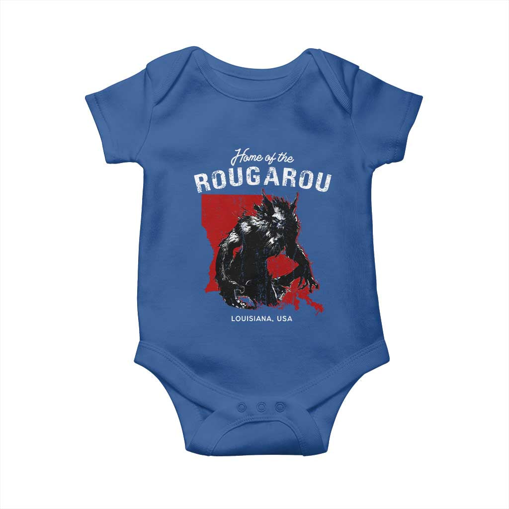 Home of the Rougarou Baby Onesie Louisiana Cryptid