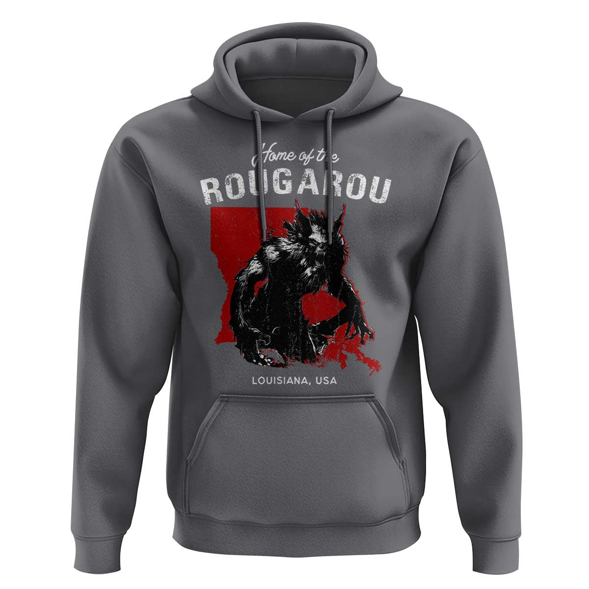 Home of the Rougarou Hoodie Louisiana Cryptid
