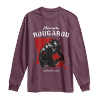 Home of the Rougarou Long Sleeve Shirt Louisiana Cryptid