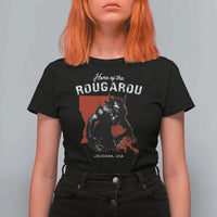 Home of the Rougarou T Shirt For Women Louisiana Cryptid