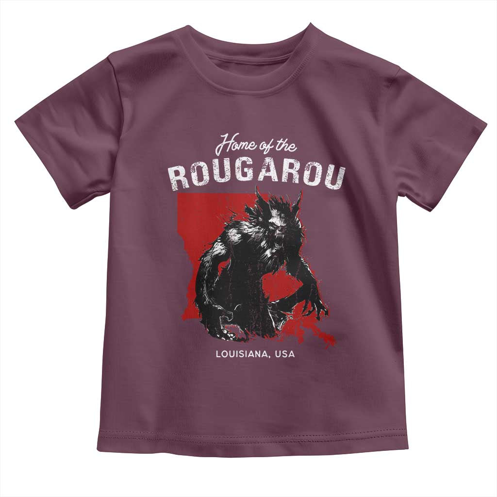 Home of the Rougarou Toddler T Shirt Louisiana Cryptid