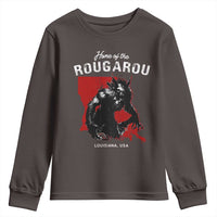 Home of the Rougarou Youth Sweatshirt Louisiana Cryptid