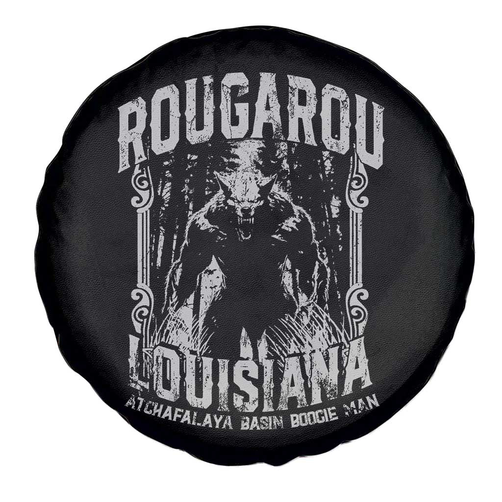 Louisiana Cryptid Rougarou Spare Tire Cover Atchafalaya Basin Boogie Man