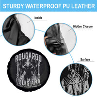 Louisiana Cryptid Rougarou Spare Tire Cover Atchafalaya Basin Boogie Man
