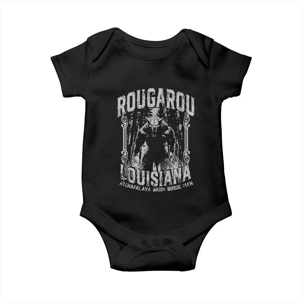Louisiana Cryptid Rougarou Baby Onesie Atchafalaya Basin Boogie Man