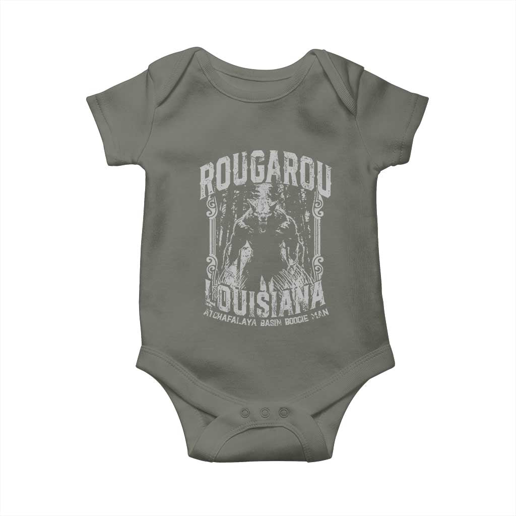 Louisiana Cryptid Rougarou Baby Onesie Atchafalaya Basin Boogie Man