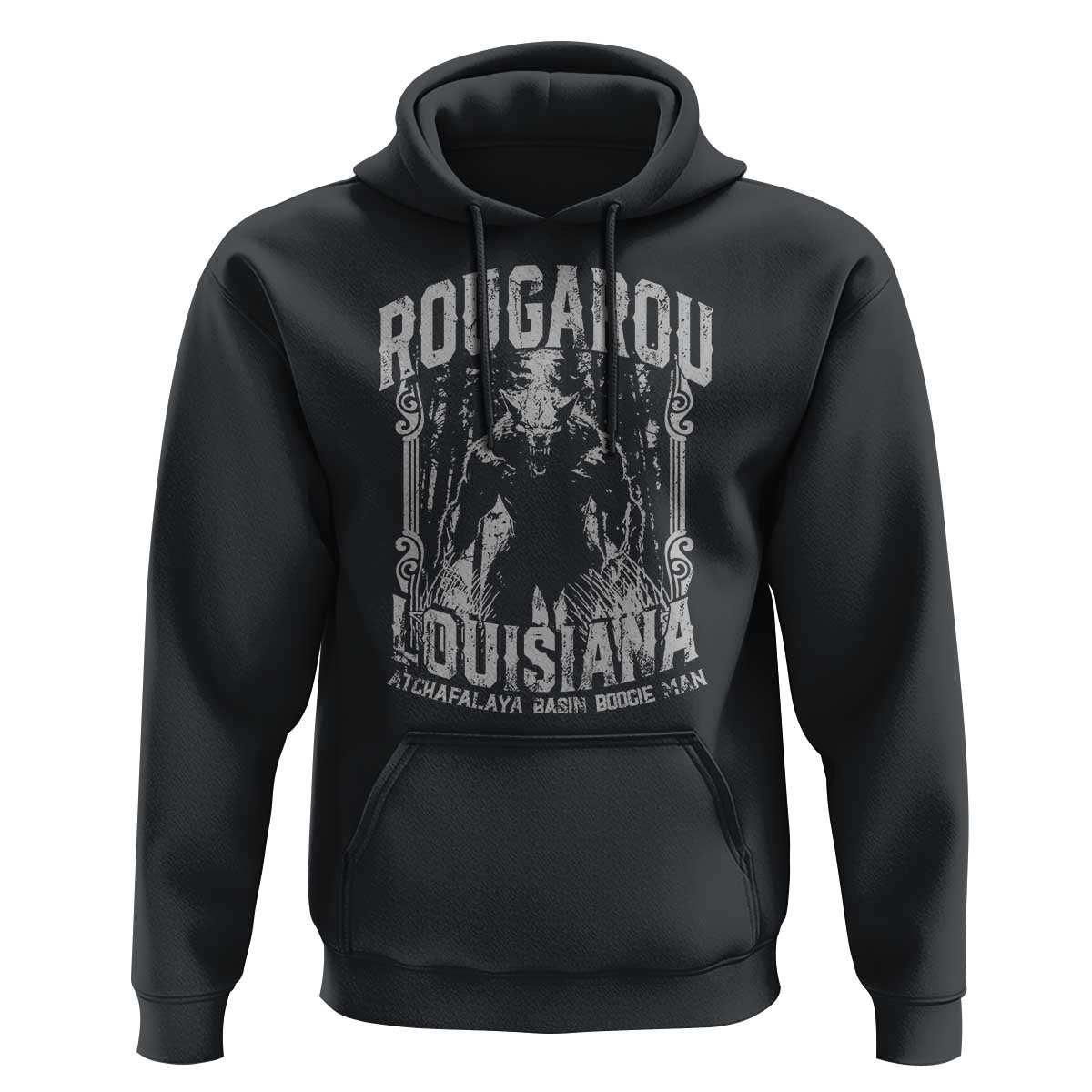 Louisiana Cryptid Rougarou Hoodie Atchafalaya Basin Boogie Man