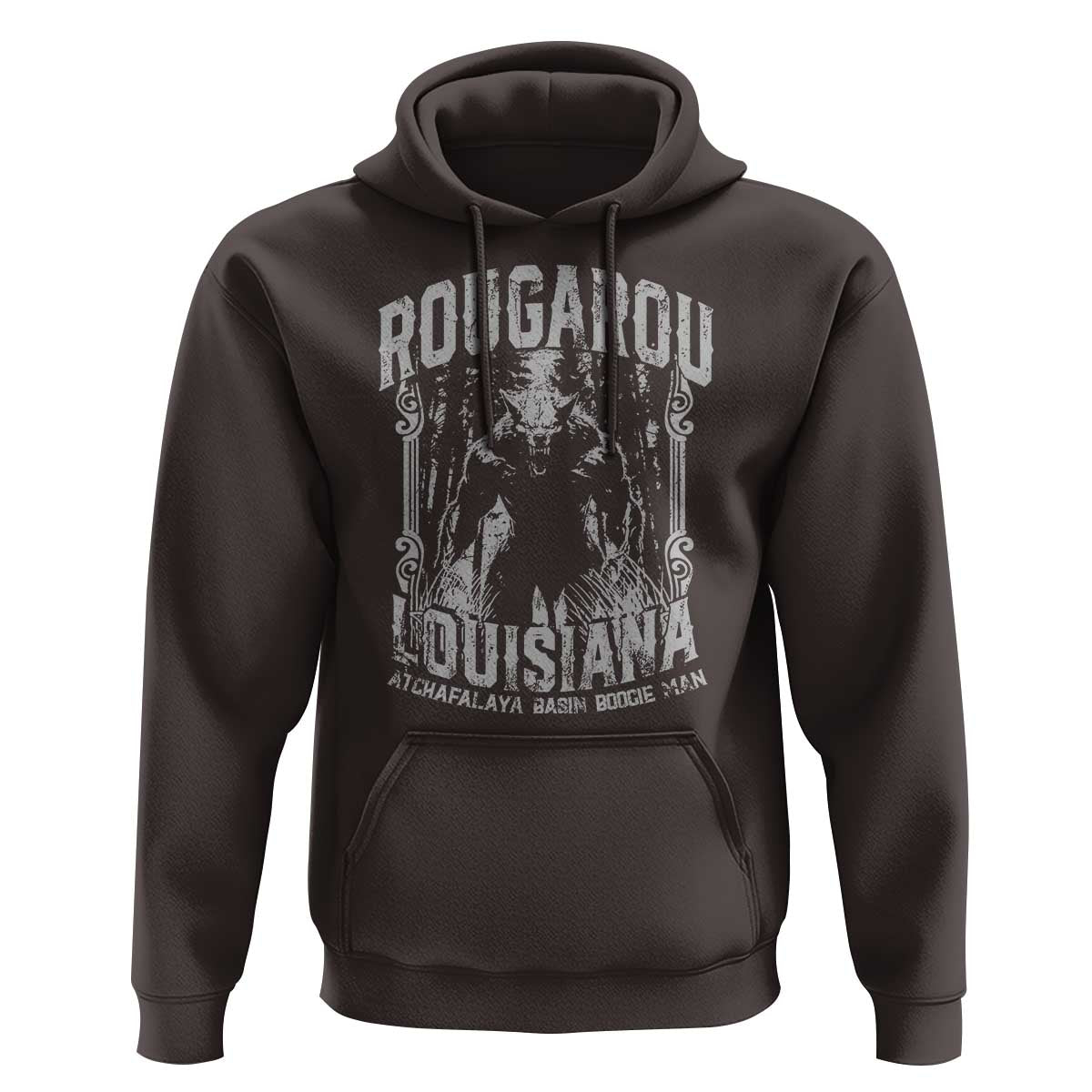 Louisiana Cryptid Rougarou Hoodie Atchafalaya Basin Boogie Man