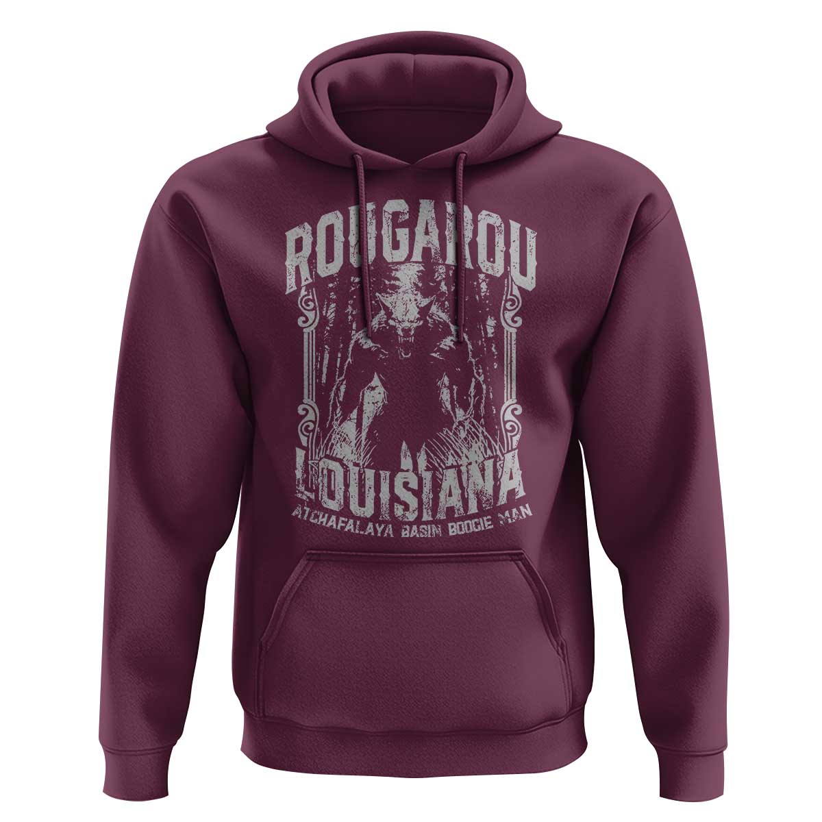 Louisiana Cryptid Rougarou Hoodie Atchafalaya Basin Boogie Man