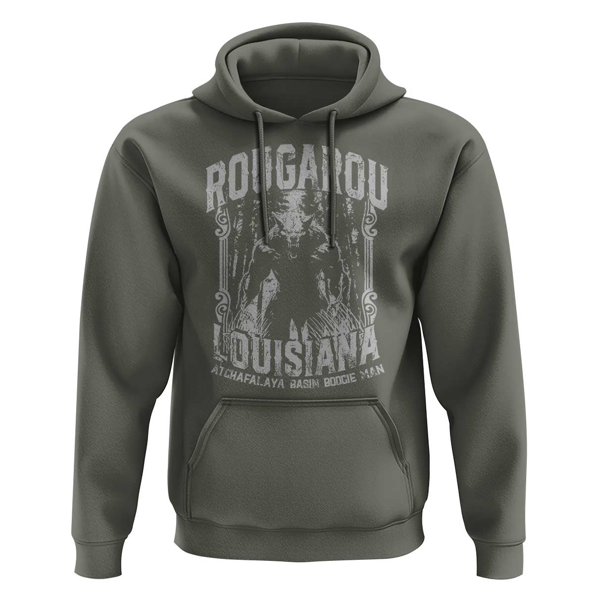 Louisiana Cryptid Rougarou Hoodie Atchafalaya Basin Boogie Man