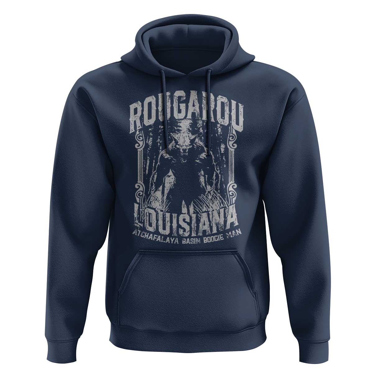 Louisiana Cryptid Rougarou Hoodie Atchafalaya Basin Boogie Man