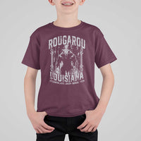 Louisiana Cryptid Rougarou T Shirt For Kid Atchafalaya Basin Boogie Man