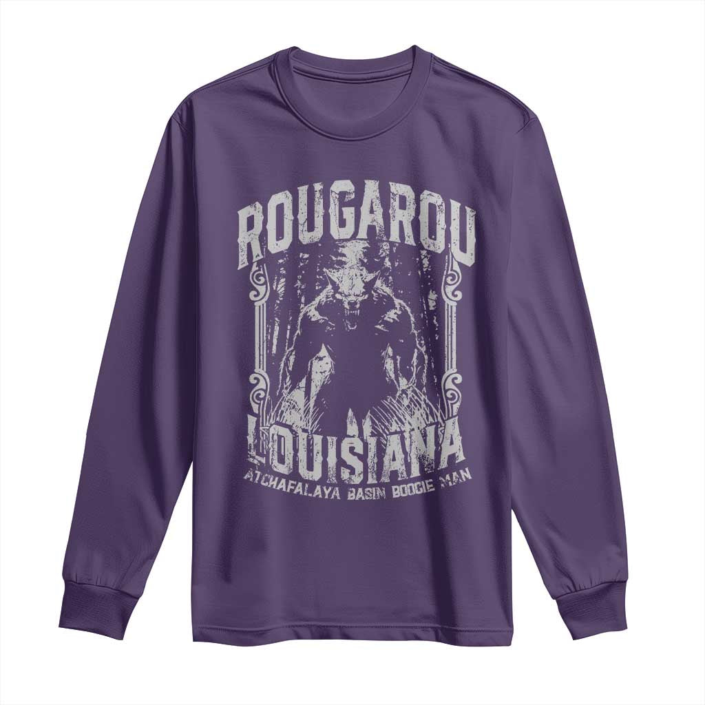 Louisiana Cryptid Rougarou Long Sleeve Shirt Atchafalaya Basin Boogie Man