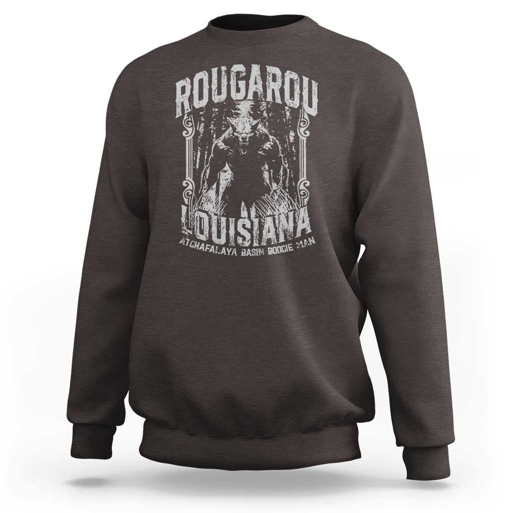 Louisiana Cryptid Rougarou Sweatshirt Atchafalaya Basin Boogie Man