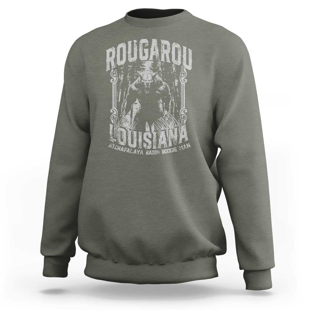 Louisiana Cryptid Rougarou Sweatshirt Atchafalaya Basin Boogie Man