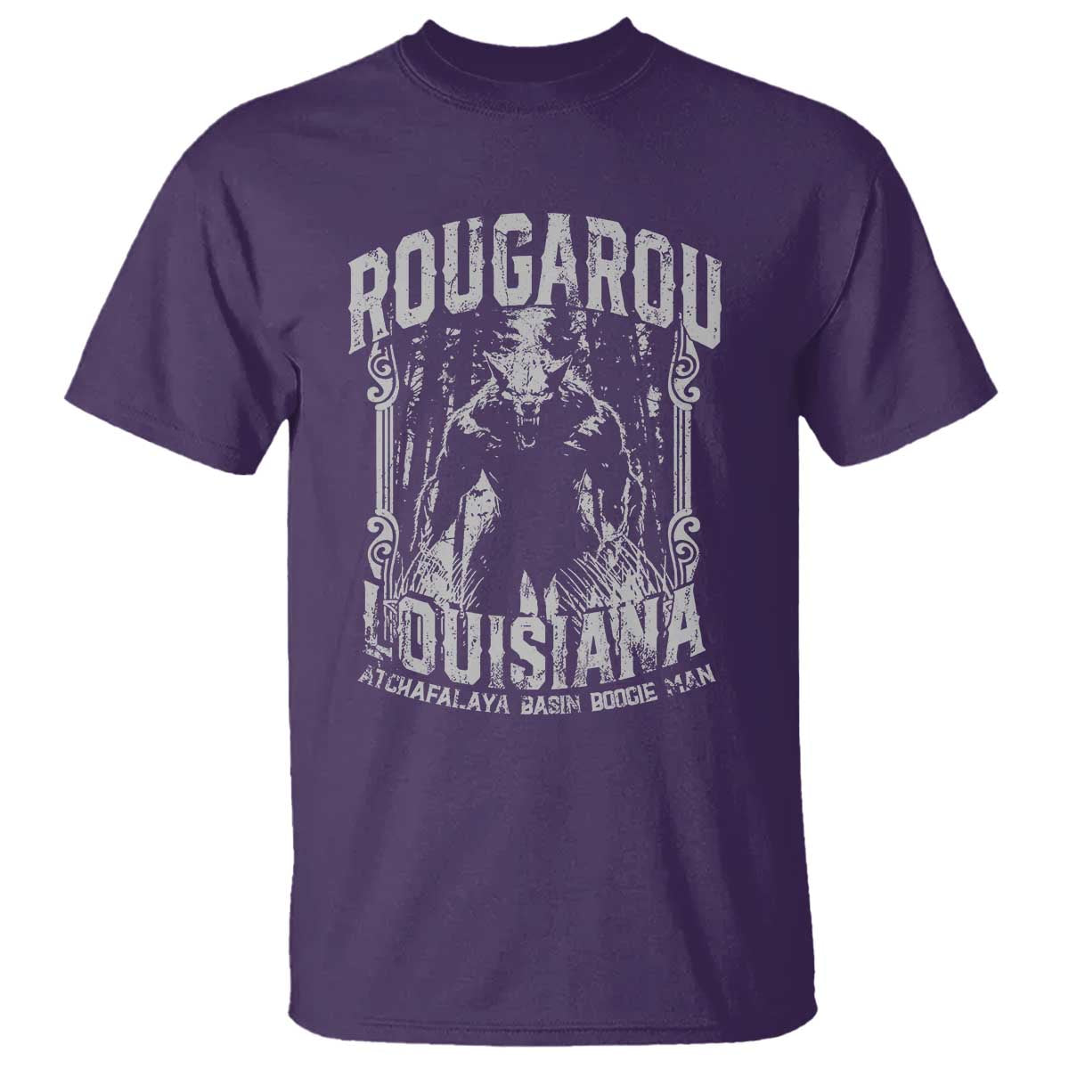 Louisiana Cryptid Rougarou T Shirt Atchafalaya Basin Boogie Man