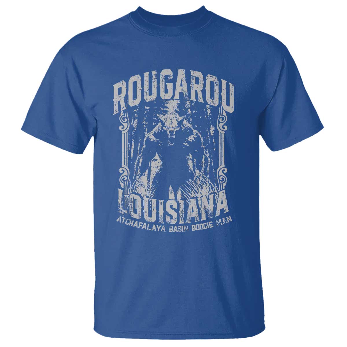 Louisiana Cryptid Rougarou T Shirt Atchafalaya Basin Boogie Man