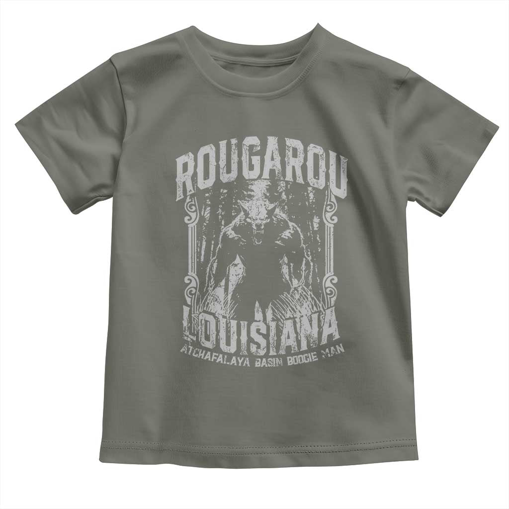 Louisiana Cryptid Rougarou Toddler T Shirt Atchafalaya Basin Boogie Man
