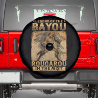 Louisiana Cryptid Rougarou Spare Tire Cover Legend Of The Bayou Rougarou In The Mist