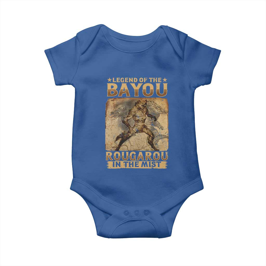 Louisiana Cryptid Rougarou Baby Onesie Legend Of The Bayou Rougarou In The Mist